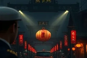 《旧巷码农》老楼深夜窗口灯光的封面