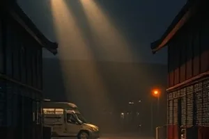《橙月当空》橙色满月悬在天台上方封面
